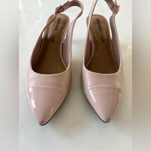 Collection by Clark’s Blush Pink Slingback Heels with Soft Cushion